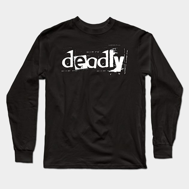 Deadly Punk Long Sleeve T-Shirt by @johnnehill